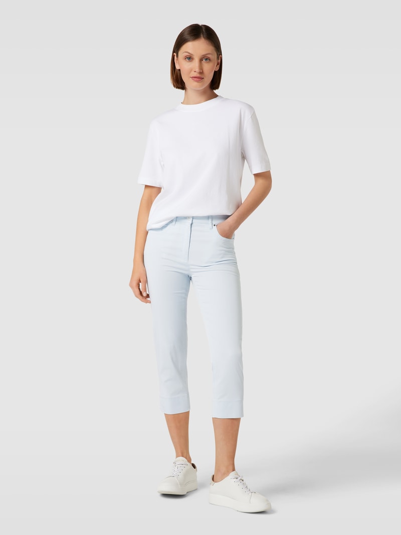 Hose im 5-Pocket-Design Modell 'CORA' in hellblau