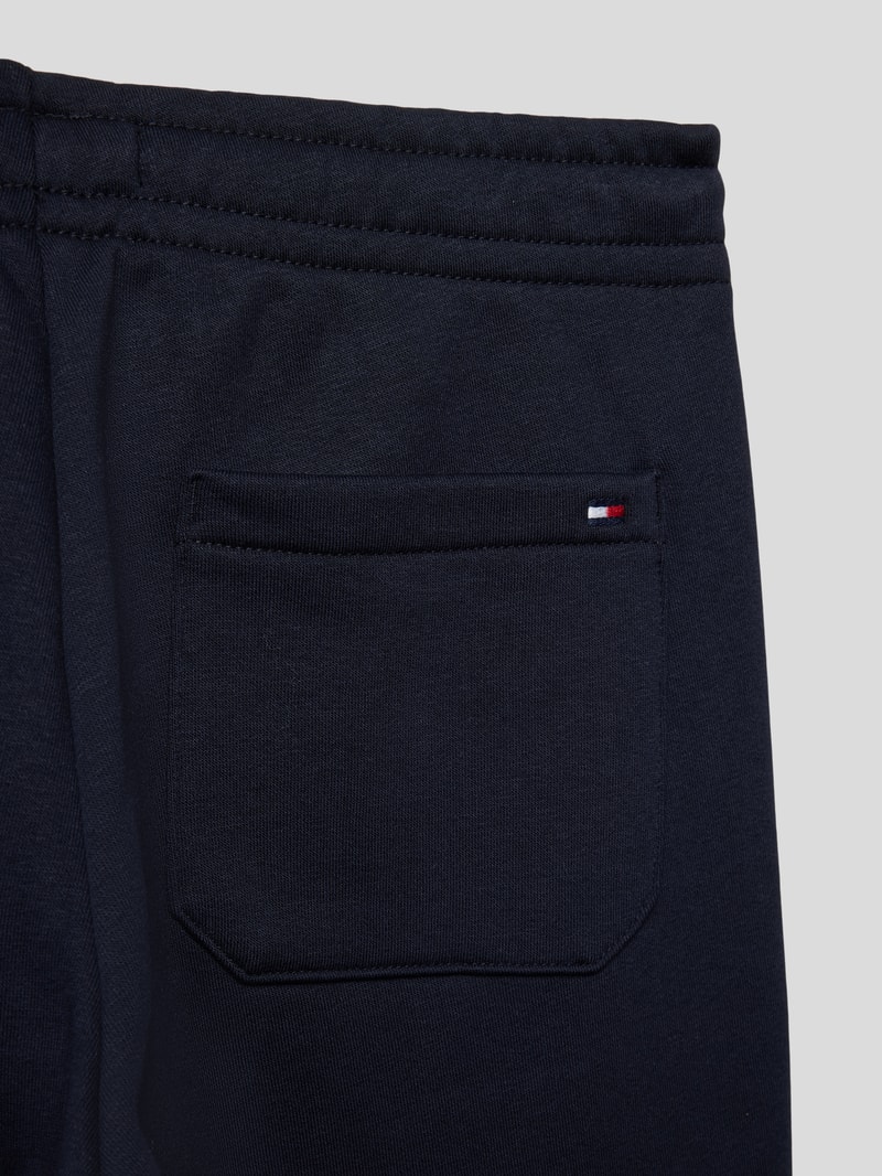 Sweatpants mit elastischem Bund in marineblau