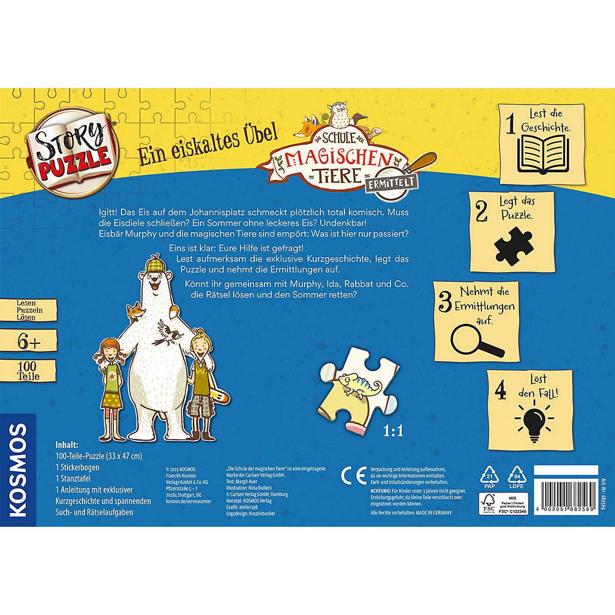 Story-Puzzle: Die Schule der magischen Tiere ermittelt
