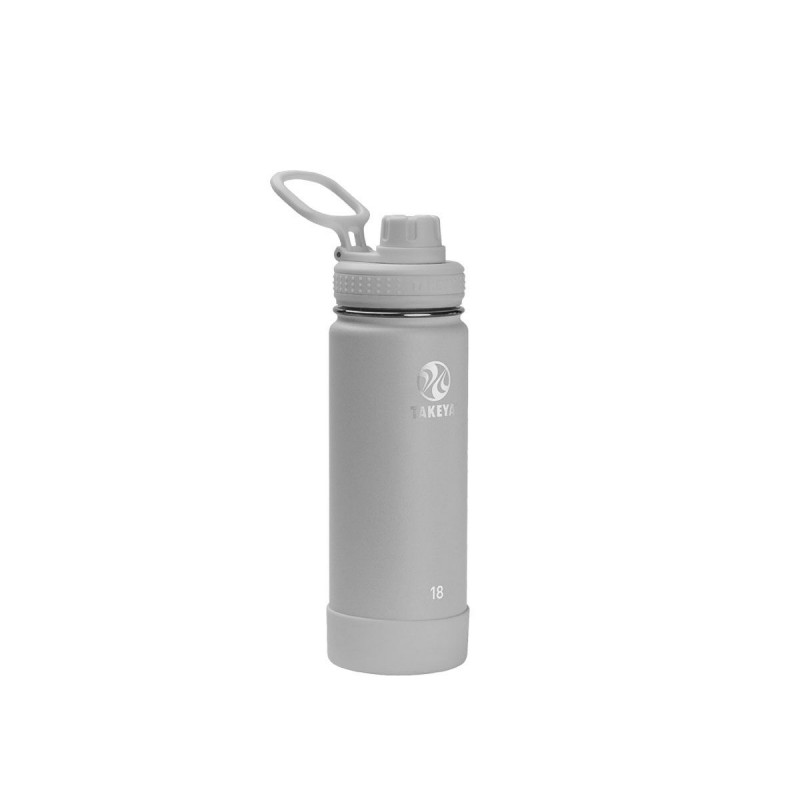 Takeya Thermoflasche, Modell Actives Insulated Bottle 530 ml Pebble