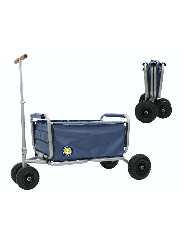 Beachtrekker Beachtrekker LiFe faltbarer Bollerwagen   Bremse, klappbarer Handwagen (Blau) günstig kaufen onesize