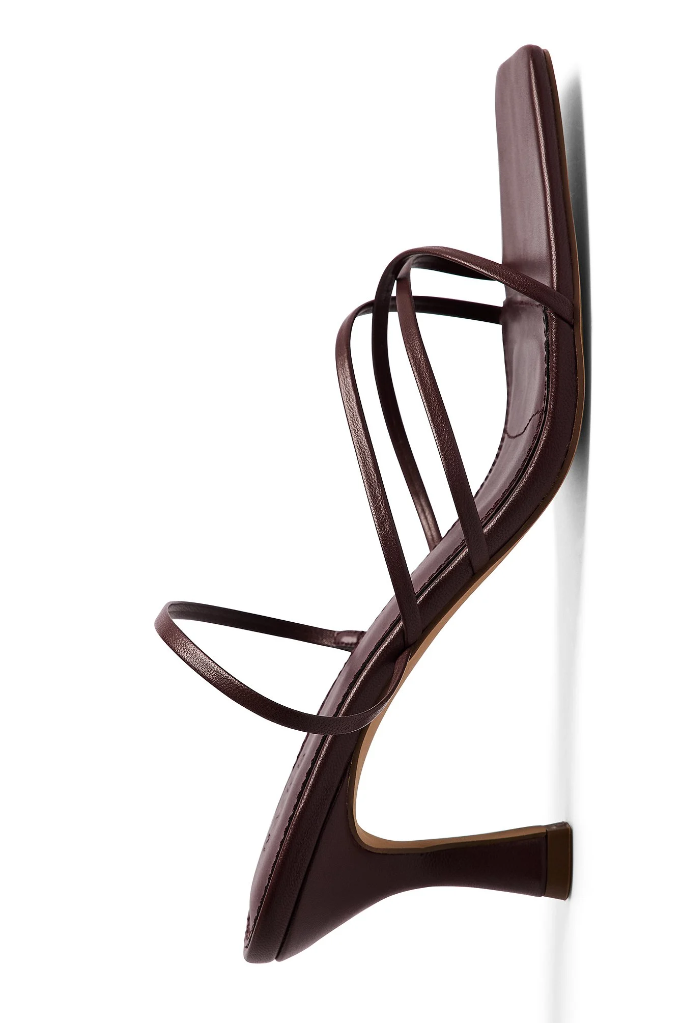 Leather Strappy Heels