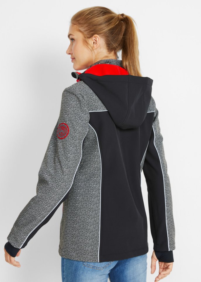 Softshelljacke mit reflektierenden Details