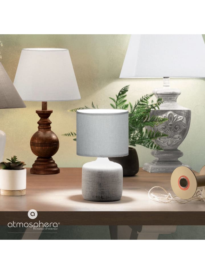 Atmosphera Créateur d'intérieur Tischlampe in grau günstig kaufen onesize