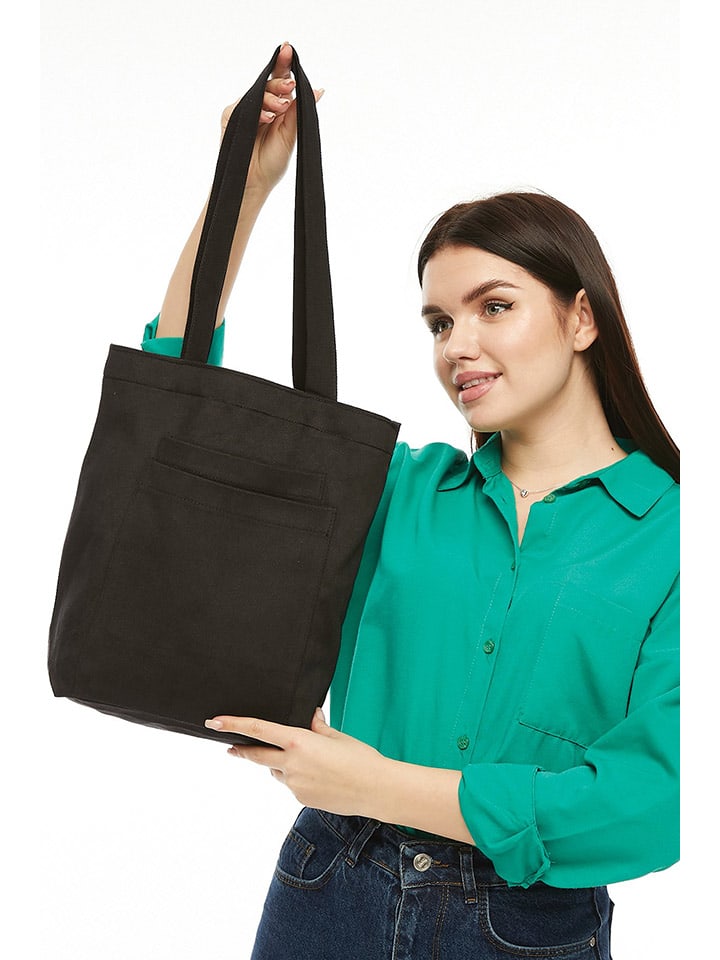 BAGmori Schultertasche in Schwarz - (B)33 x (H)45 x (T)10 cm günstig kaufen onesize