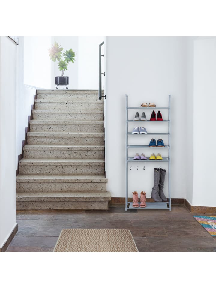 relaxdays Schuhregal in Weiß - (B)60 x (H)164 x (T)30 cm günstig kaufen onesize