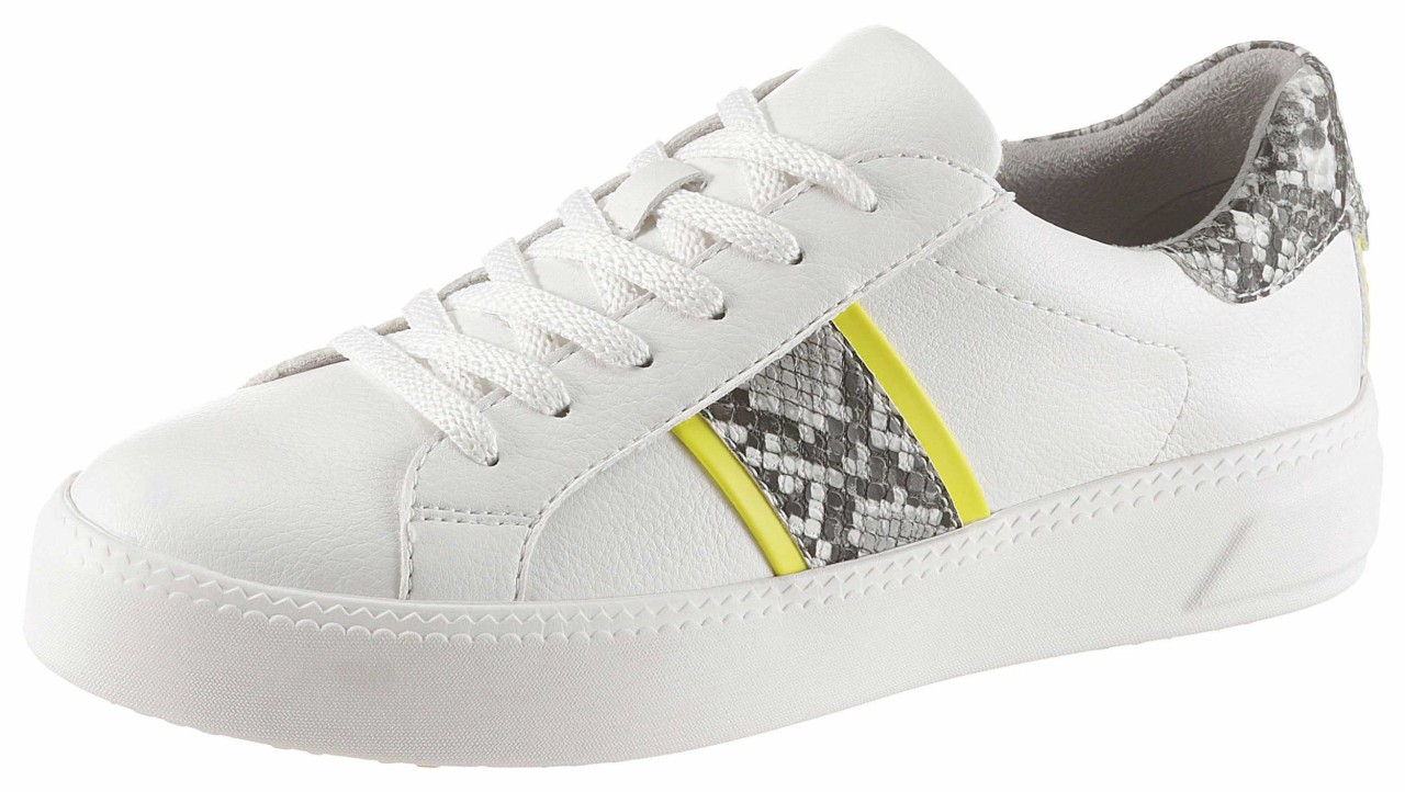 TAMARIS Sneaker weiss Da.-Schnürer