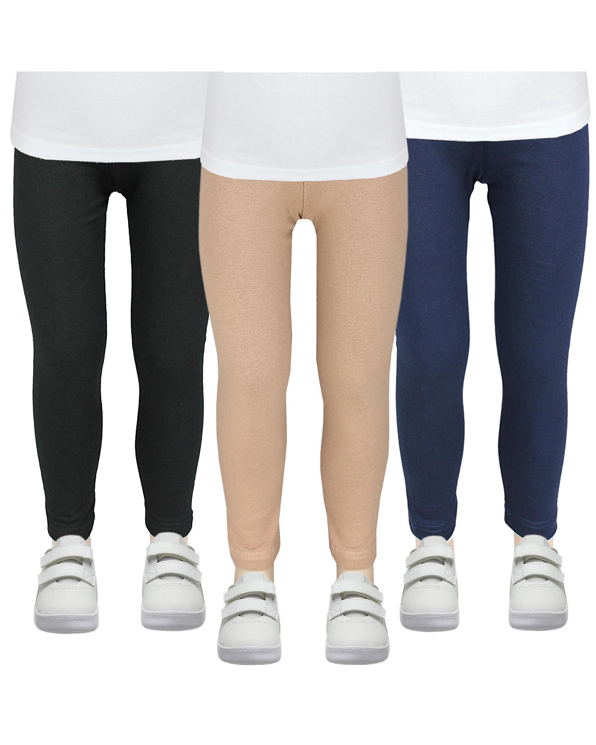 Mädchen Winter Leggings Blickdichte Thermo 3er Pack für Mädchen