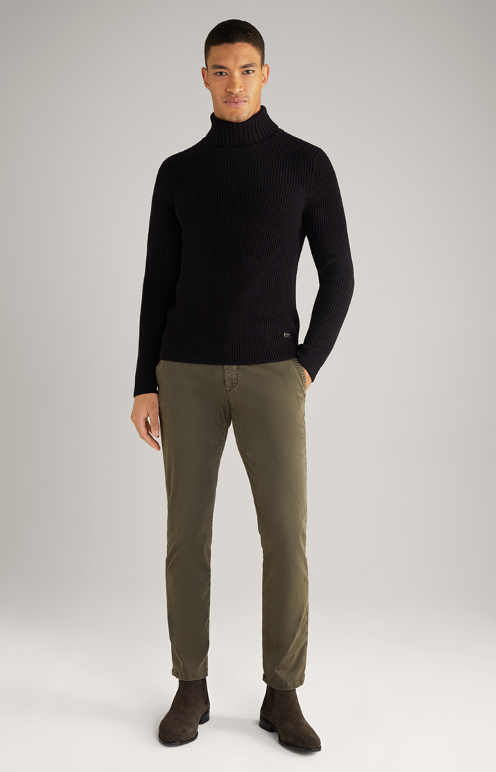 Rollkragenpullover Orlin in Navy