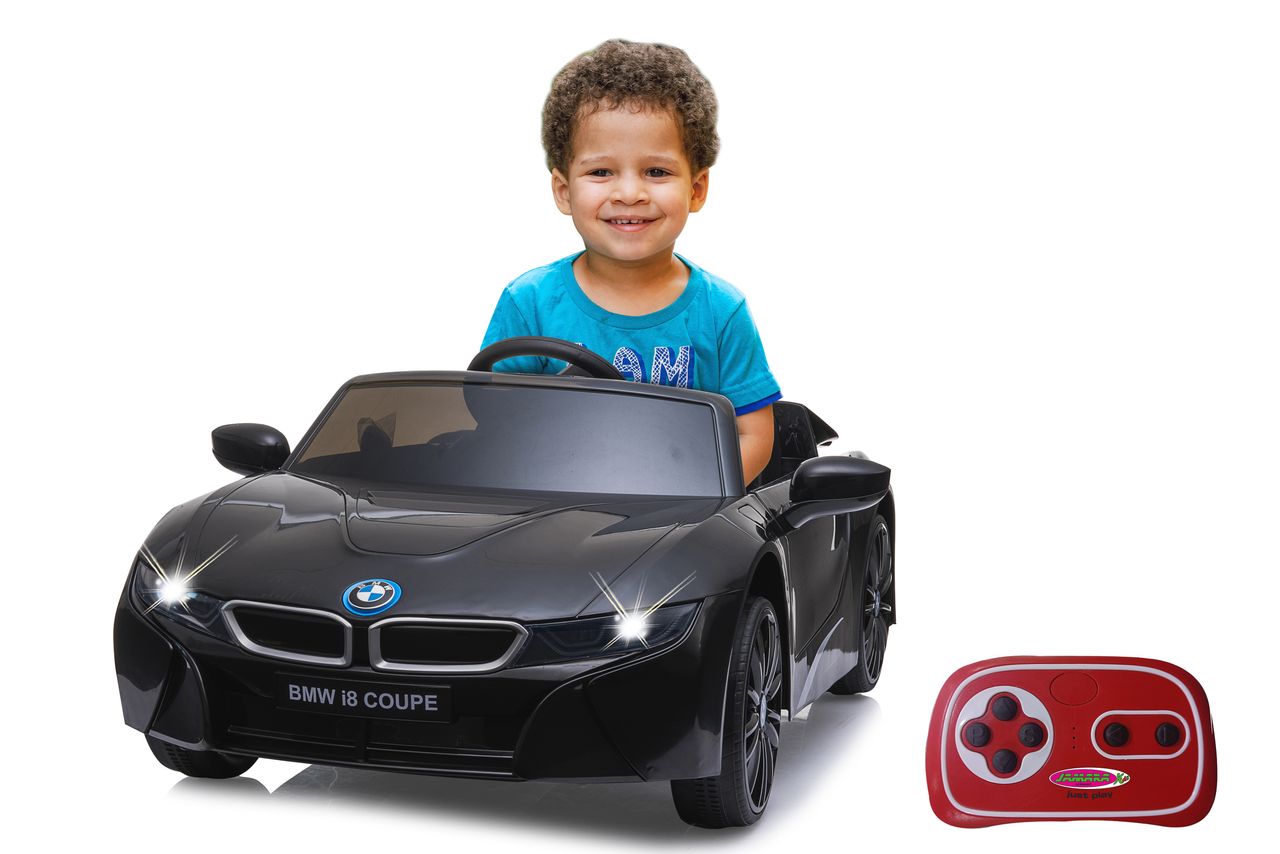 Jamara e.K. JAMARA-460634-Ride-on BMW I8 Coupe schwarz 12V