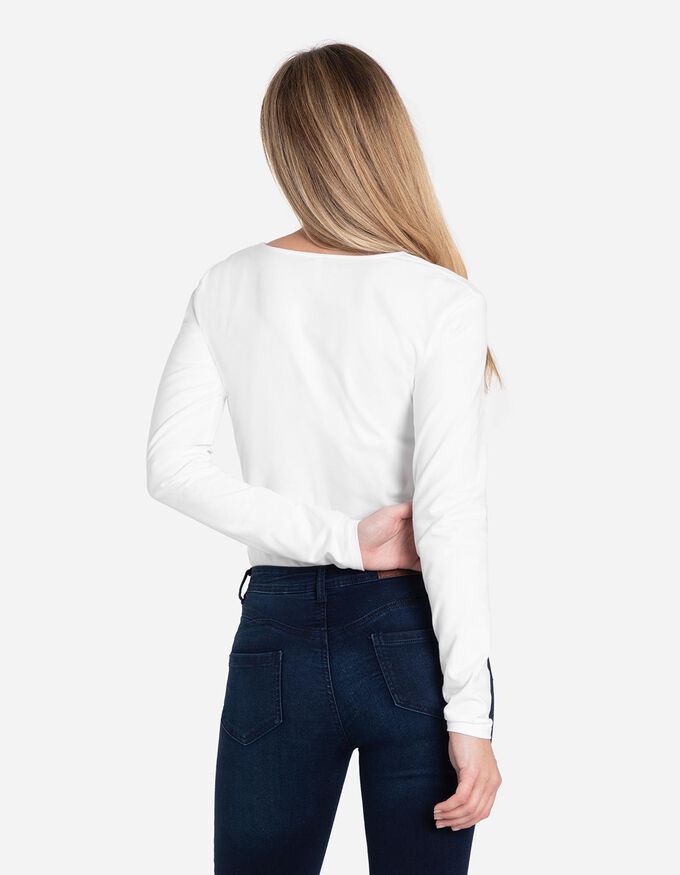 Langarmshirt - Knotendetail