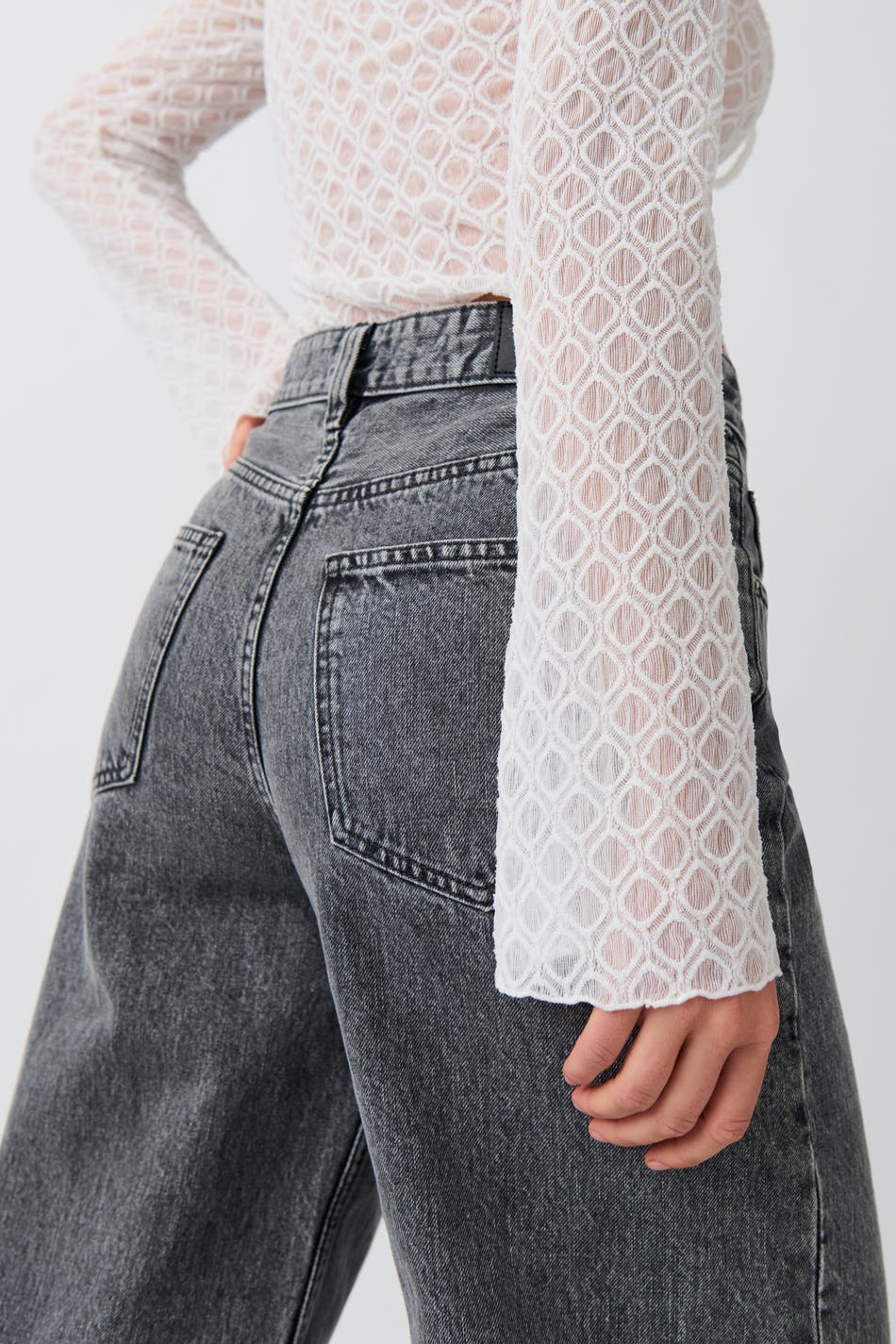 Tie frill top