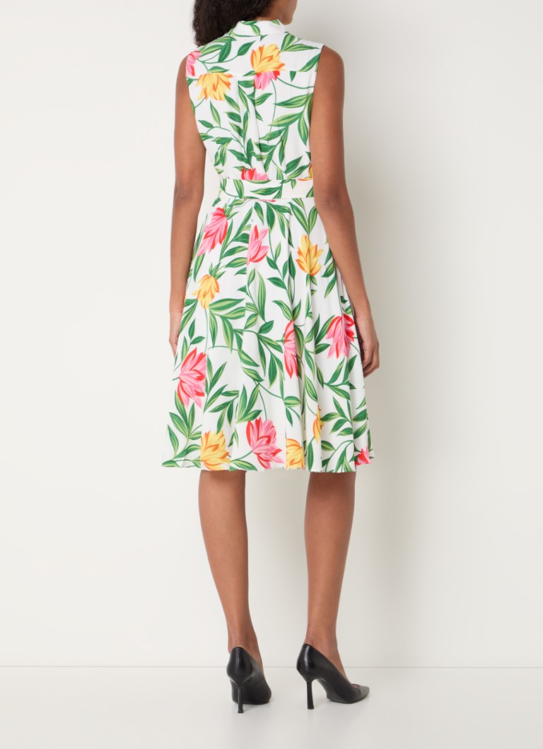 Abito chemisier midi Belinda di Hobbs, con stampa floreale e cintura da annodare