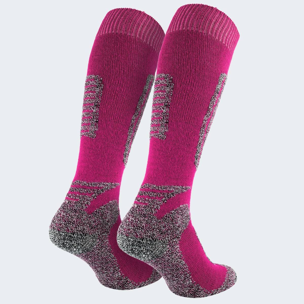 Black Snake Pink Funktions-Skisocken