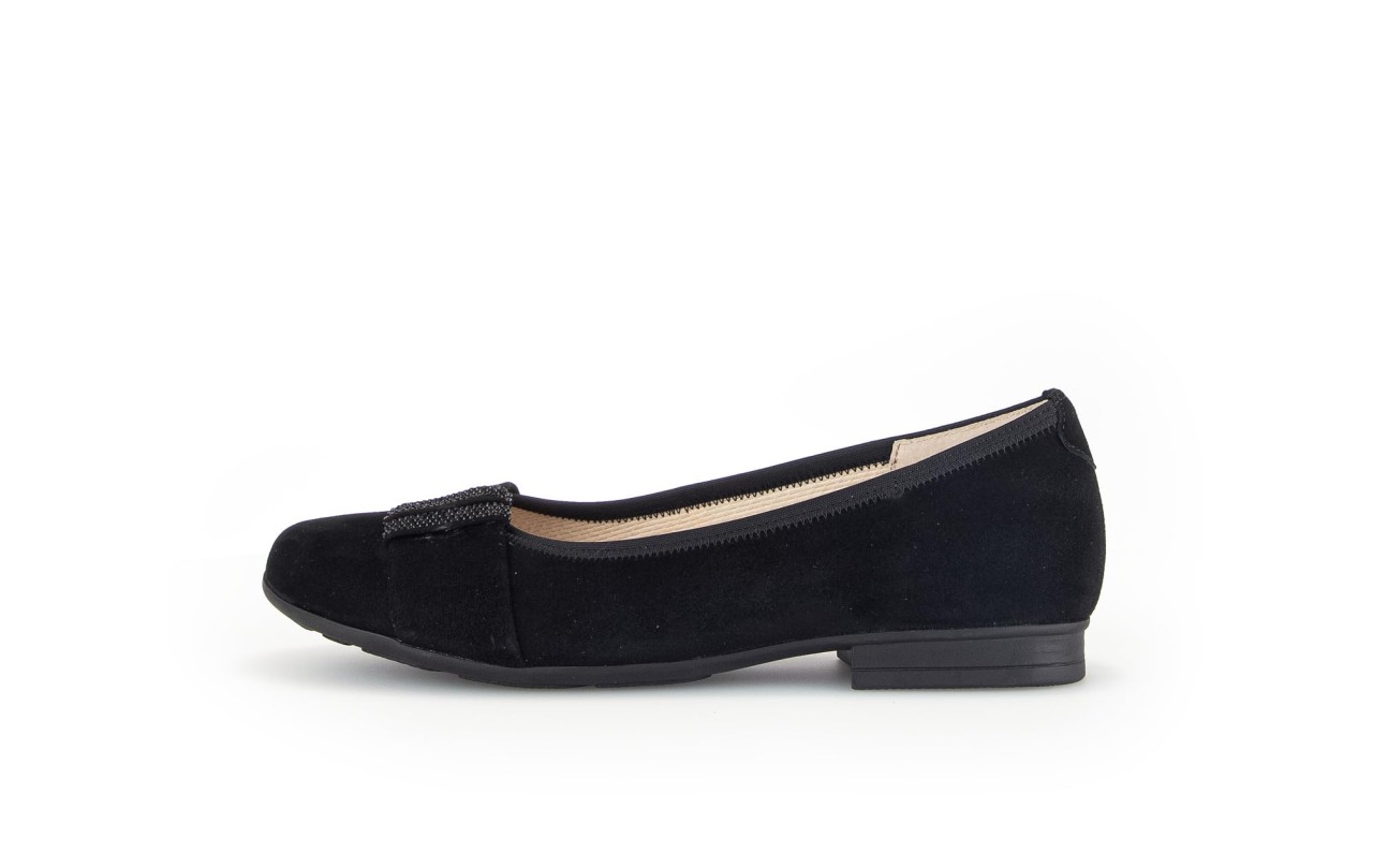 GABOR Ballerinas schwarz Gabor Comfort sportliche Ballerinas 42.4