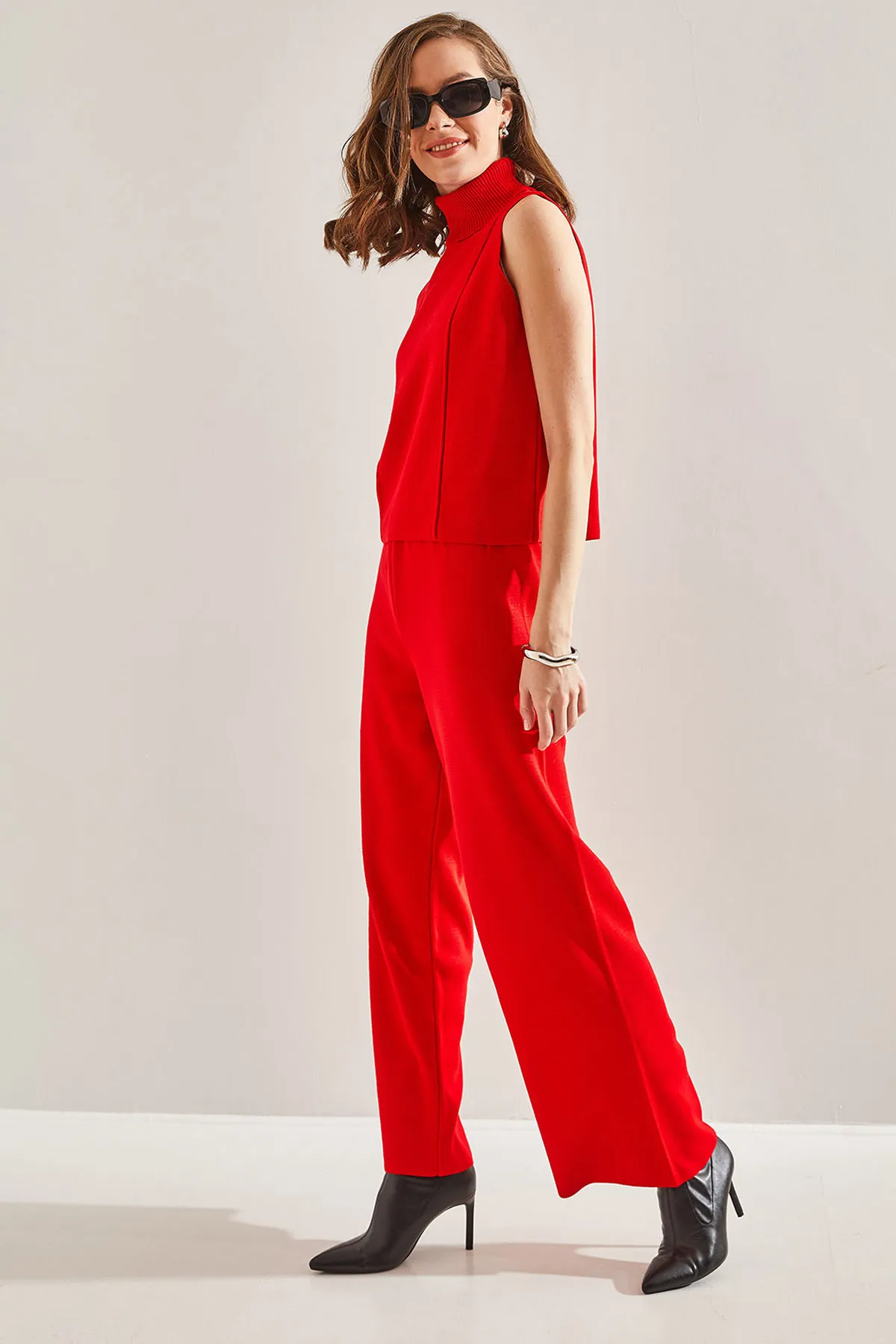 Bianco Lucci  Zweiteiler - Rot - Regular Fit