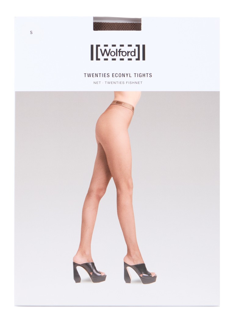 Rajstopy rybaczki Wolford Twenties Econy z paskiem z logo