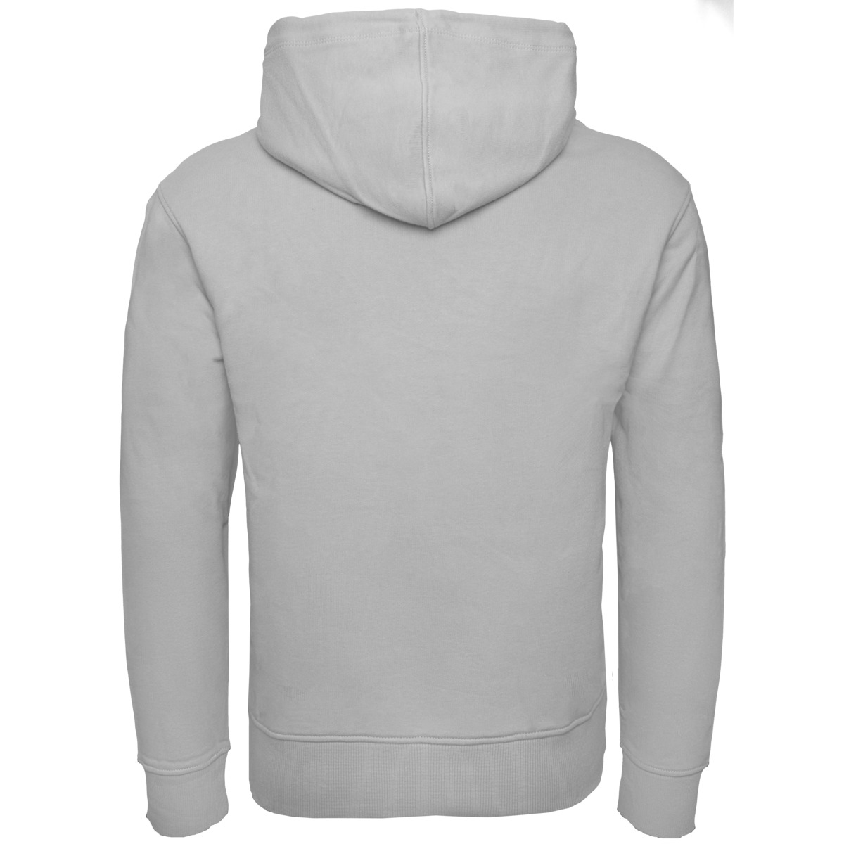 Calvin Klein Jeans Stacked Logo Kapuzenpullover hellgrau