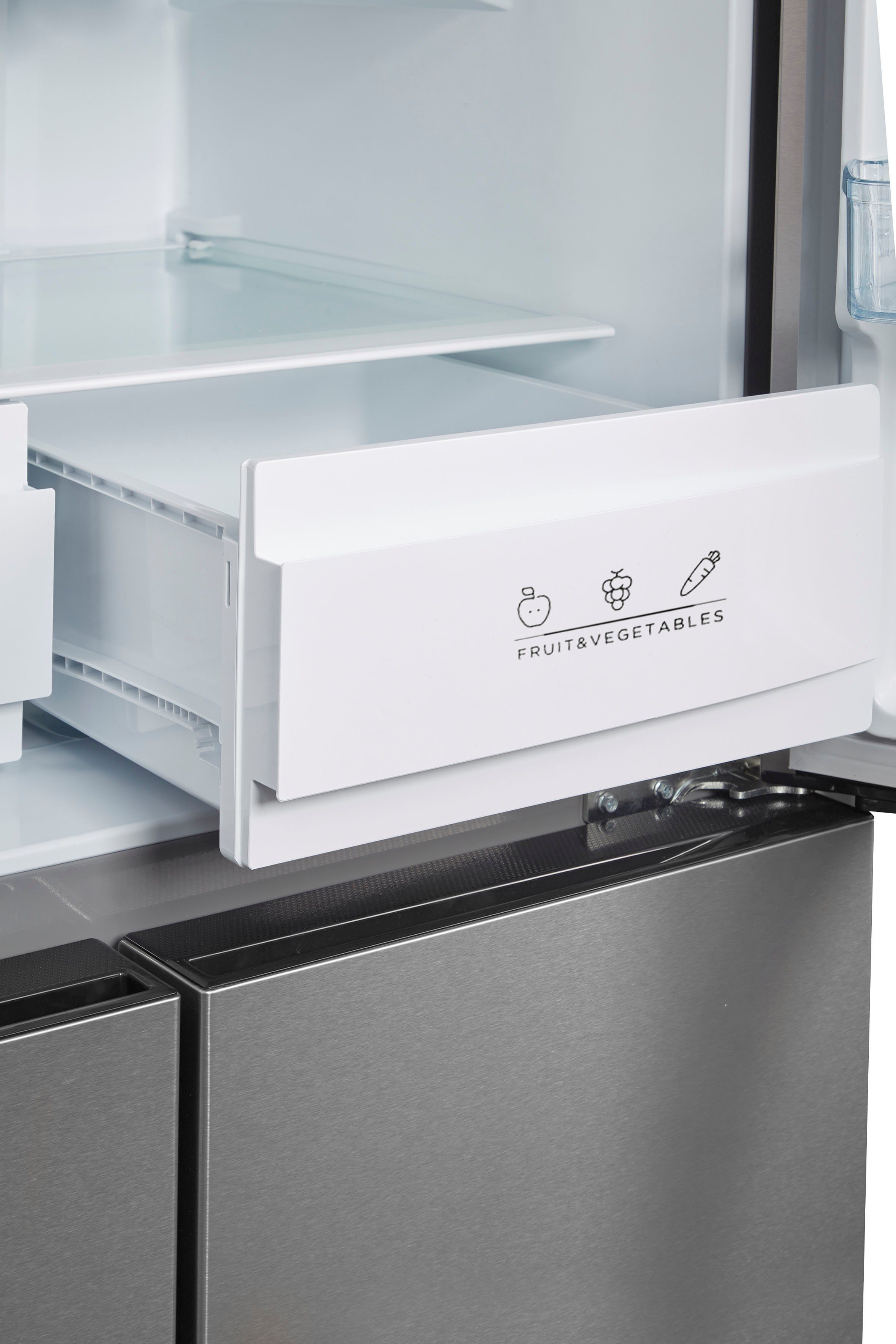 Hanseatic Multi Door HCD17884EI, 177,5 cm hoch, 83,3 cm breit, NoFrost, Wasserspender, FreshZone, Urlaubsschaltung, Display