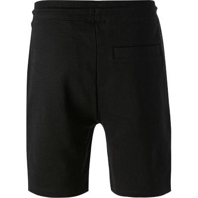 HUGO, Sweatshorts, Baumwolle, schwarz