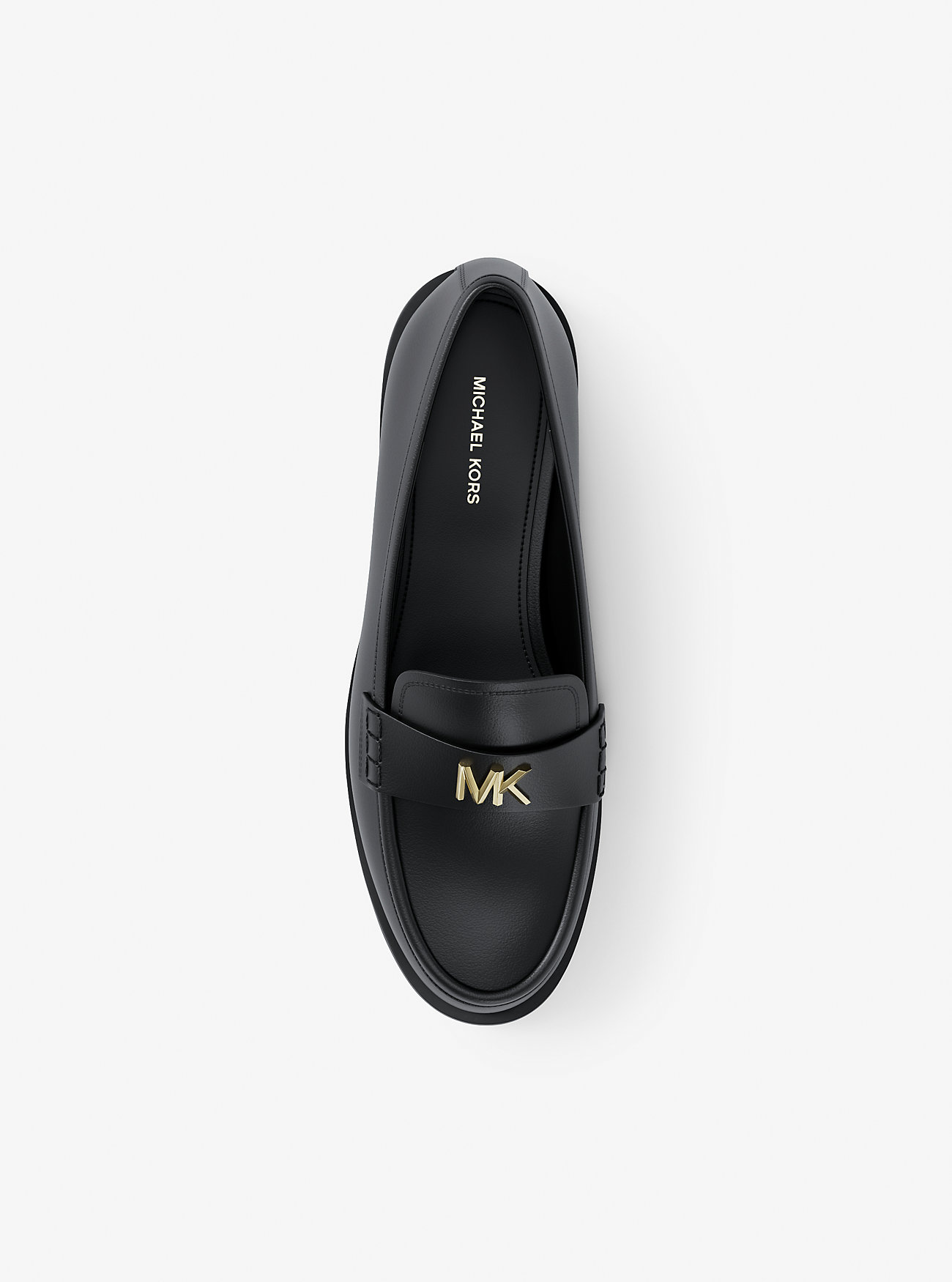 Lex skinnloafer - SVART