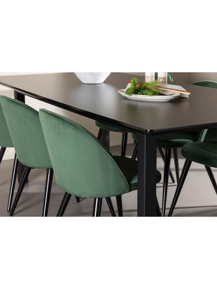 ebuy24 Essgruppe Oslo (7-teilig) Grün 220 x 100 cm günstig kaufen onesize