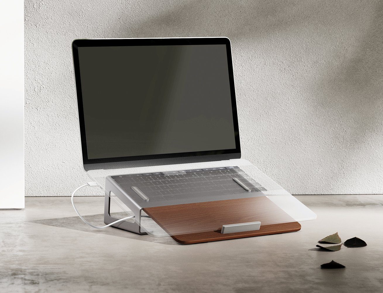 my wall HT16L Laptop-Ständer, (Packung, 1-Teilig, Laptop Ständer)
