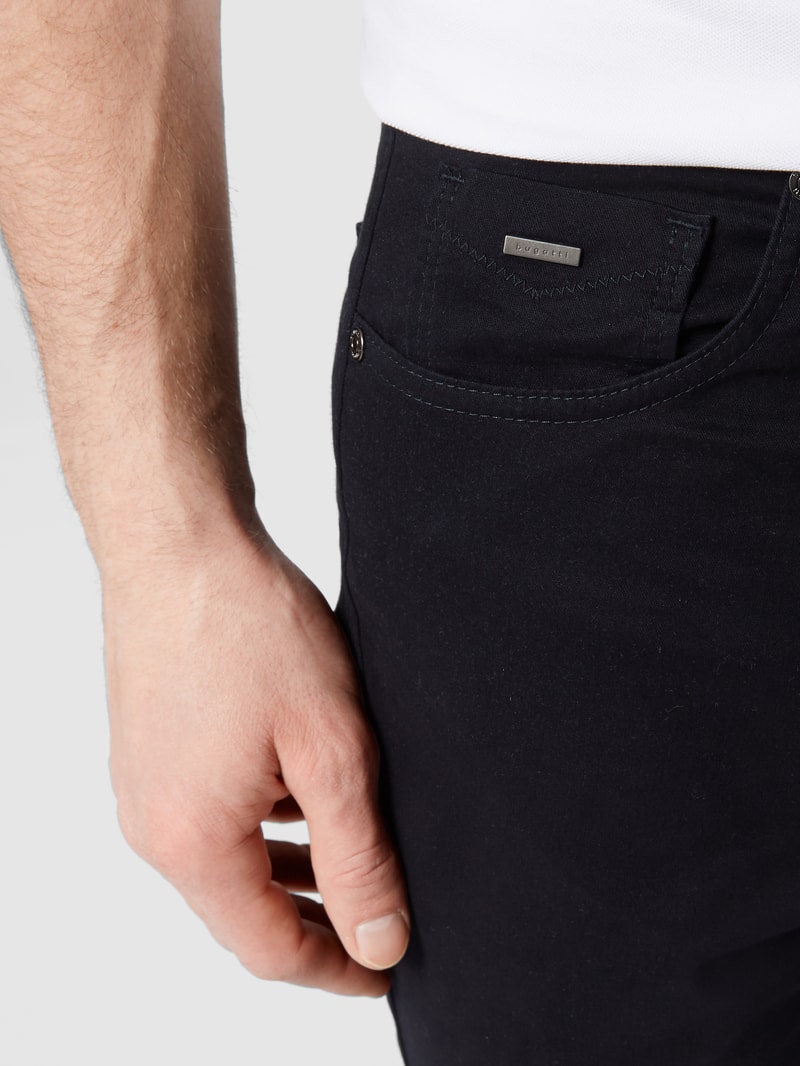 Chino mit Stretch-Anteil Modell '3020' in marineblau
