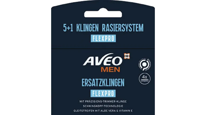 AVEO MEN Ersatzklingen Rasiersystem FlexPro