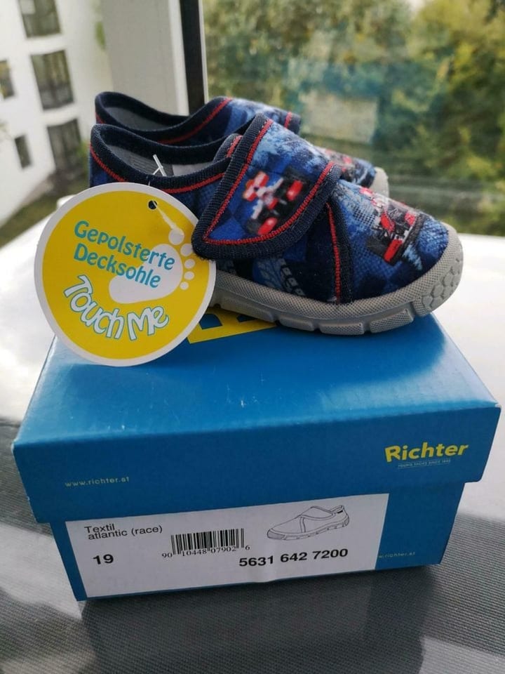Richter Shoes Hausschuhe in Blau günstig kaufen 19