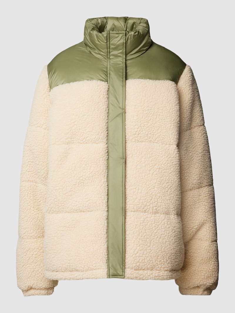 Jacke mit Teddyfell Modell 'DACE' in offwhite