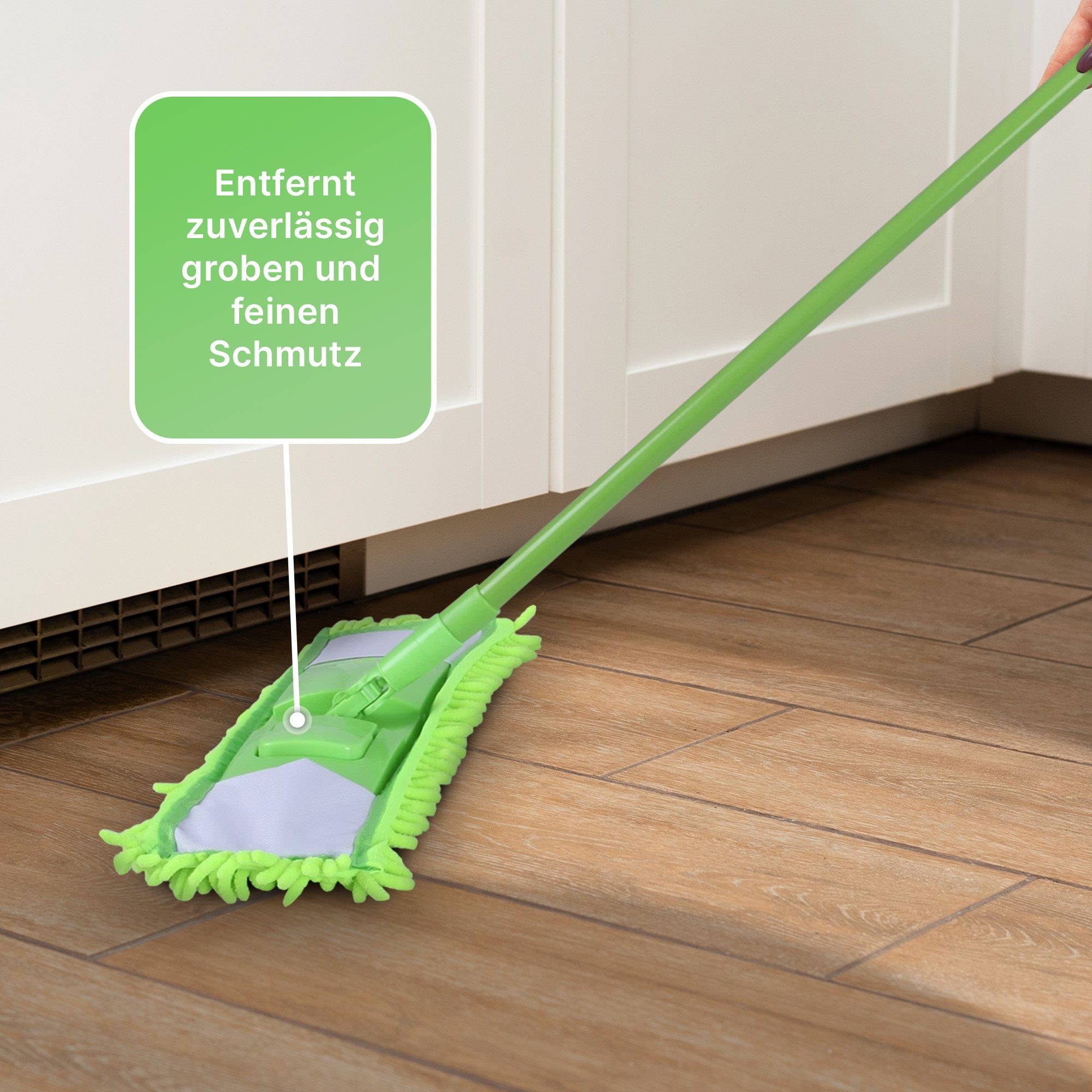 Bestlivings Mikrovelour / Chenille Wischbezug (Mikrofaser, 40x12 cm, für alle gängigen Klapphalter, Ersatzbezug Bodenwischer Flachwischer Bezug für alle Bodenarten)