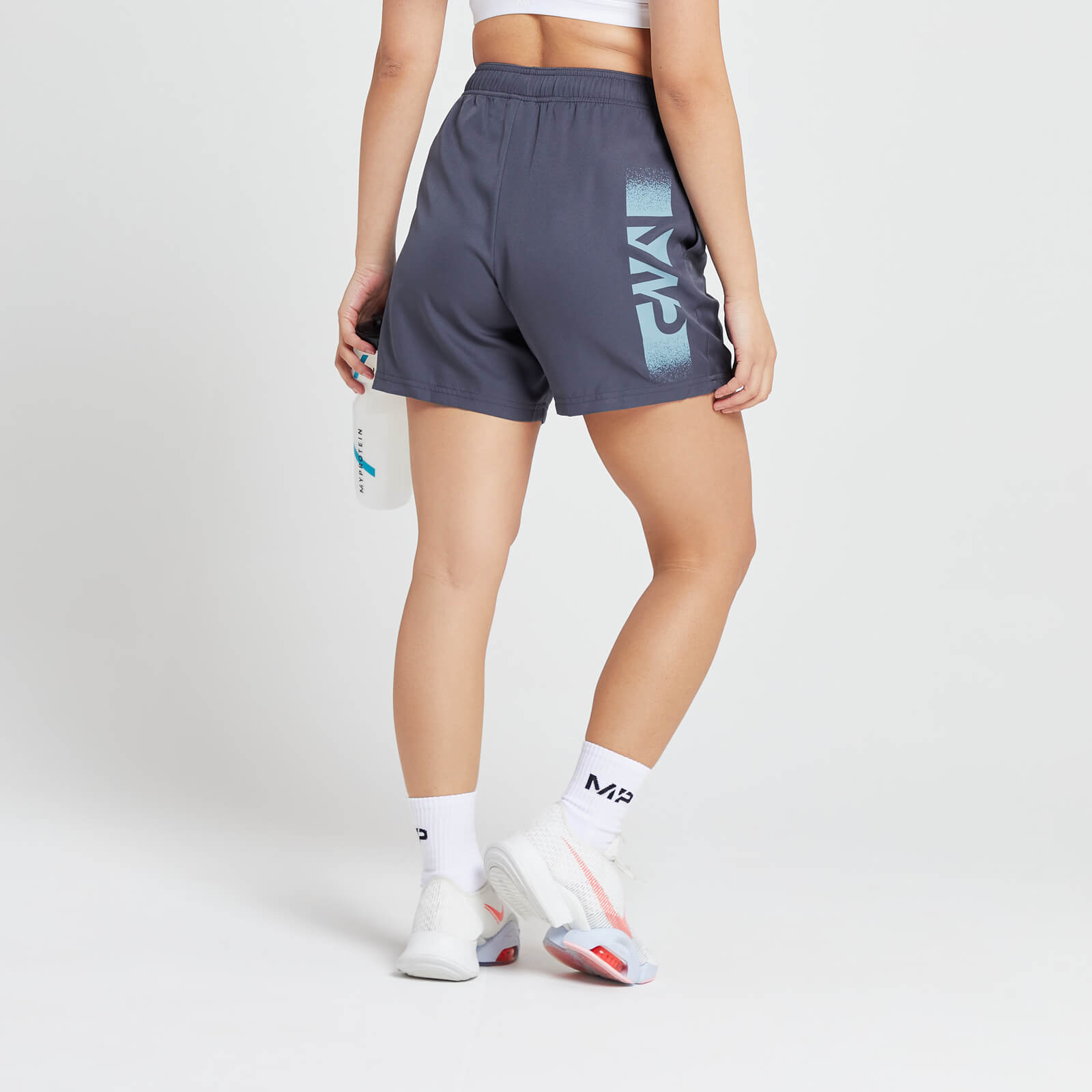 Short MP Graffiti Graphic Training pour femmes – Anthracite