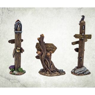 Dark Forest Road Signs (3)