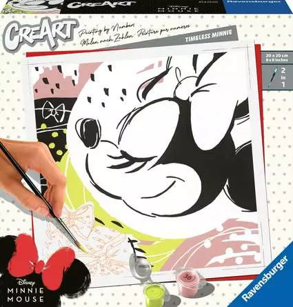 CreArt Zeitlose Minnie - Malen nach Zahlen für Erwachsene
