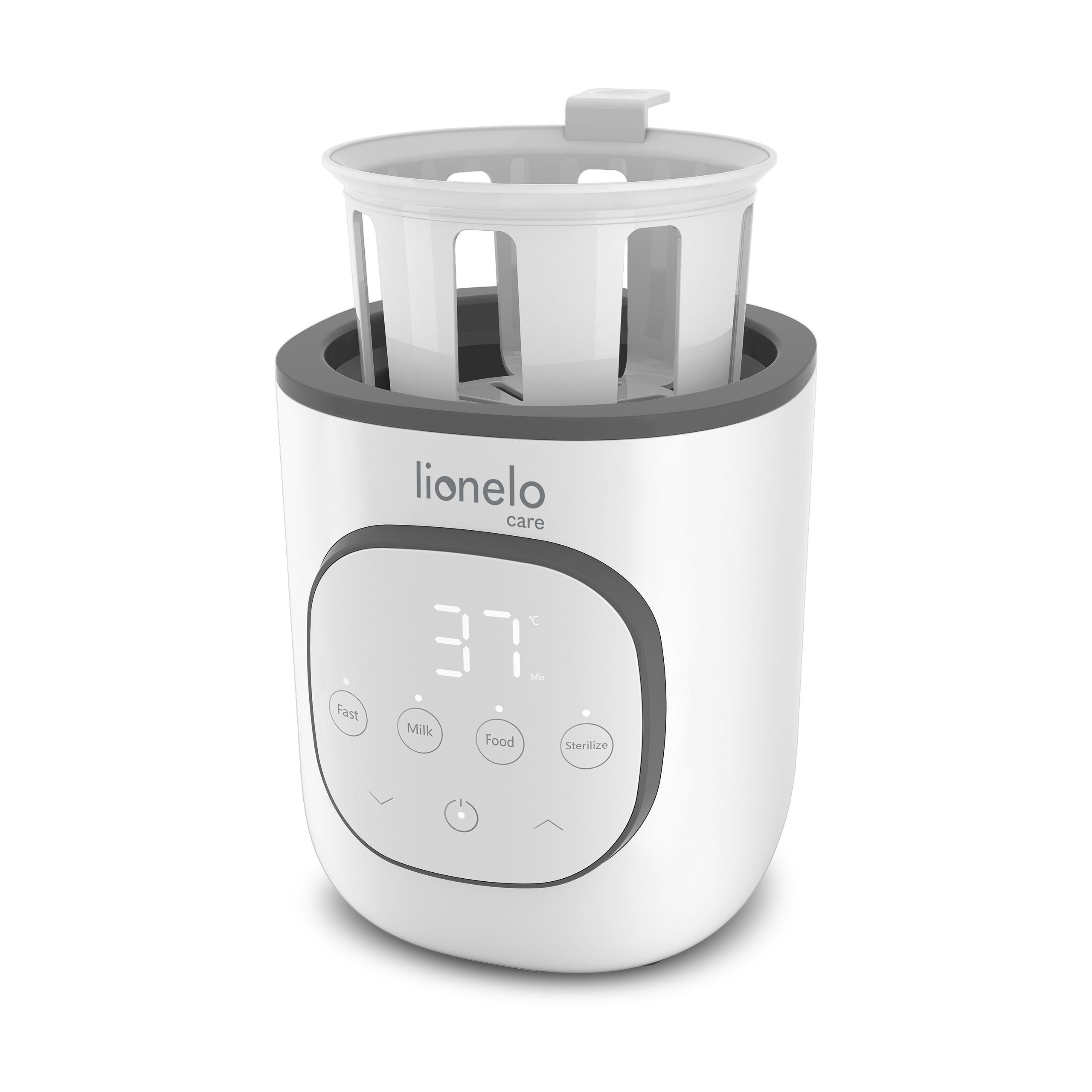 lionelo Babyflaschenwärmer THERMUP 2.0, 5 Arbeitsmodi, Intuitive Bedienung, BPA-frei, Sicherheit, Touchpanel