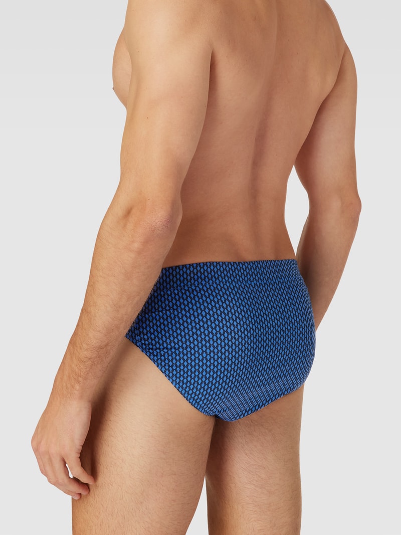 Slip mit Label-Detail Modell 'Fashion Daywear Supermini' in bleu