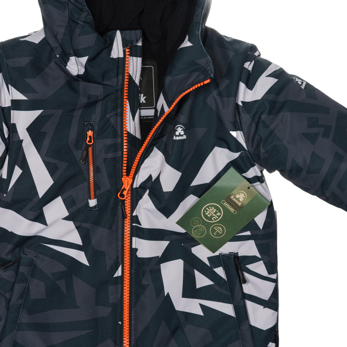 Kamik LEX Winterjacke grau