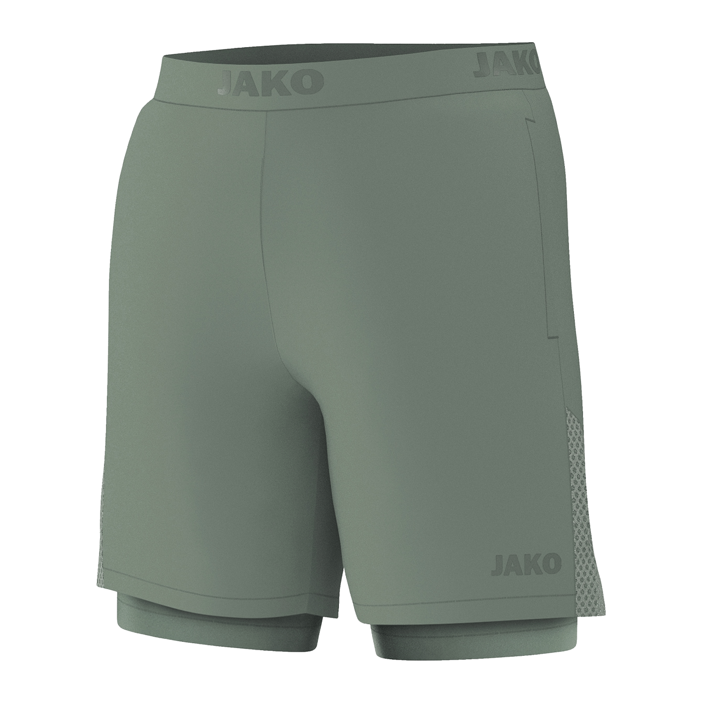 JAKO Power 2in1 Short Damen Grün F237