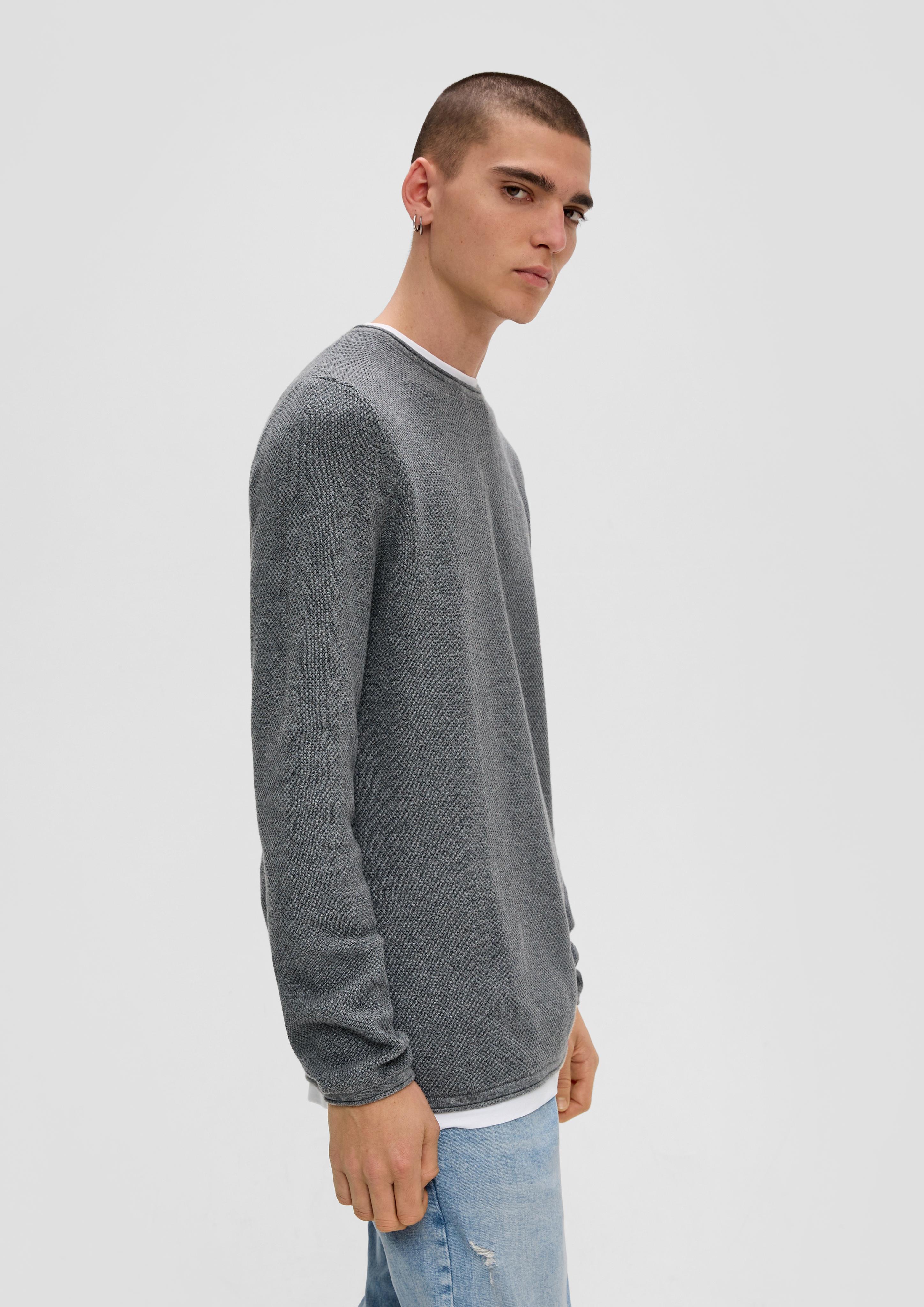 Strickpullover aus reiner Baumwolle  2151768-9730