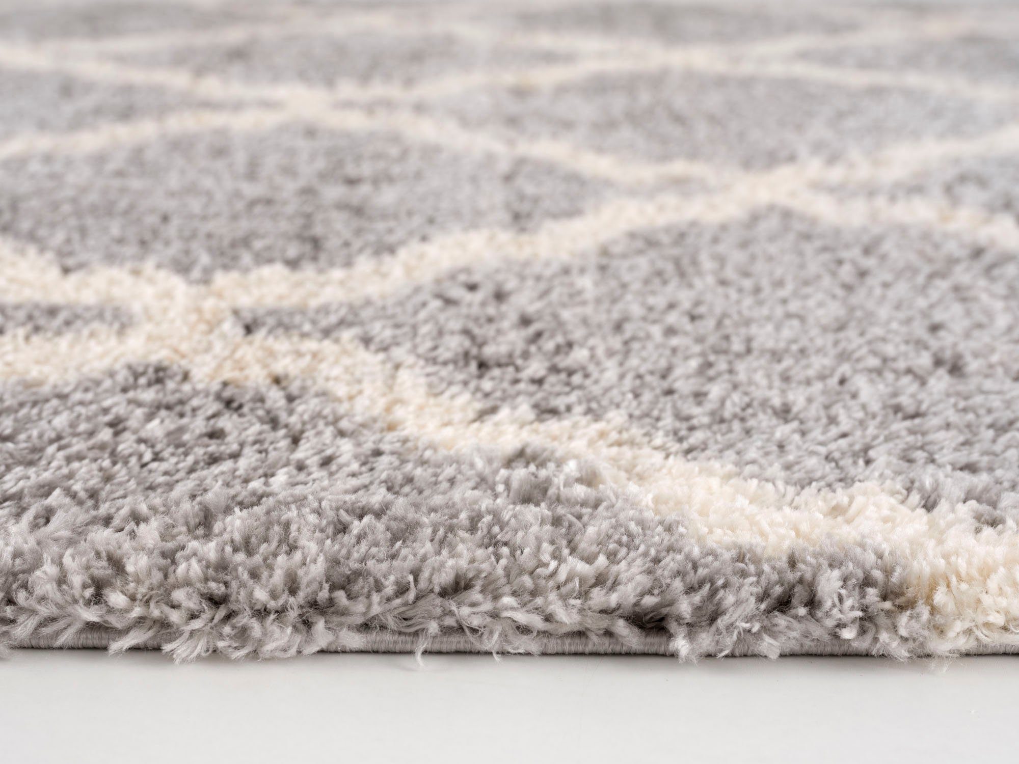 Hochflor-Teppich Versay 1550, Sanat, rechteckig, Höhe: 45 mm, Wohnzimmer, Langflor, Shaggy Teppich