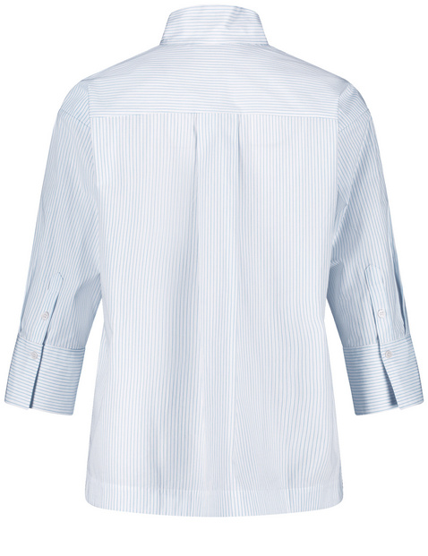 3/4 Arm Bluse aus reiner Baumwolle