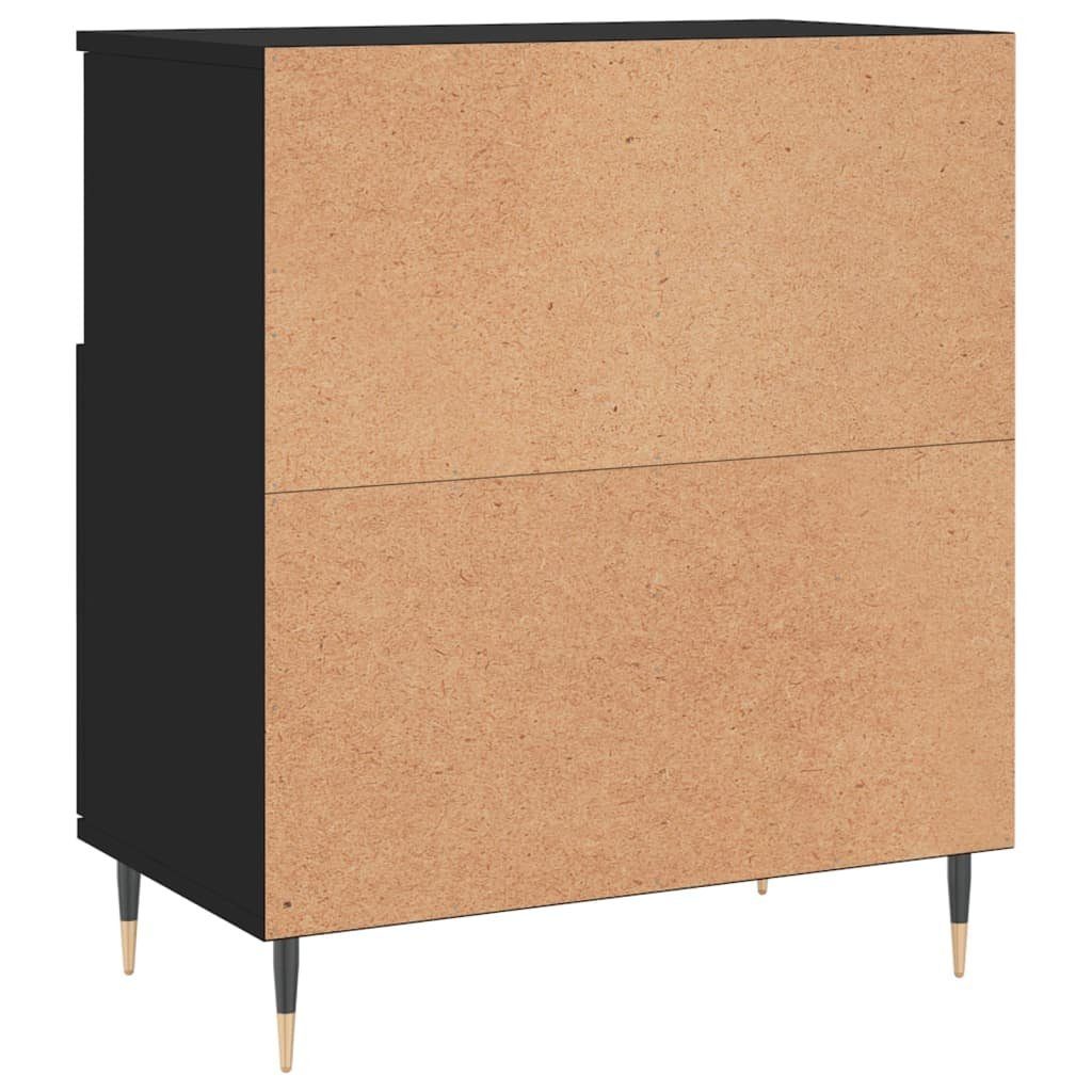 vidaXL Sideboard Sideboard Schwarz 60x35x70 cm Holzwerkstoff (1 St)