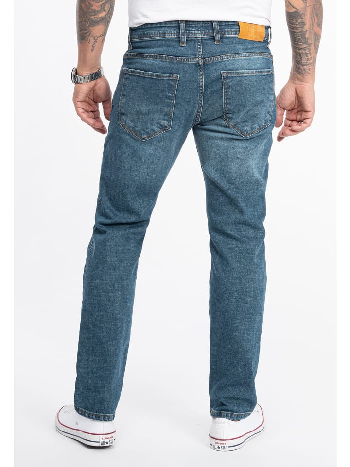 Rock Creek Jeans Straight Leg in Blau günstig kaufen