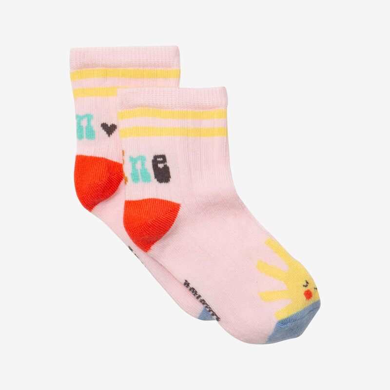 Chaussettes bébé fille roses poudré Catimini
