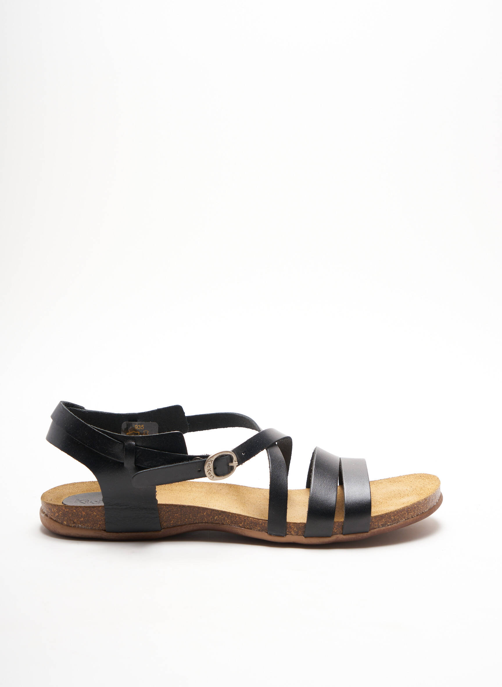 Kickers Sandales Nu Pieds Femme couleur noir