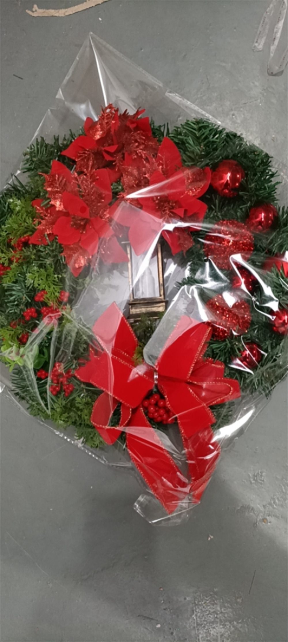 RHAFAYRE Dekokranz Wanddekoration Weihnachtskranz, Krippenkranz, 40 cm Hortensienkranz