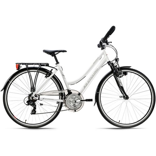 TREKKINGRAD TREKKINGRAD DAMEN 28? CANTERBURY 21 GANG WEI? MULTIPOSITIONSLENKER