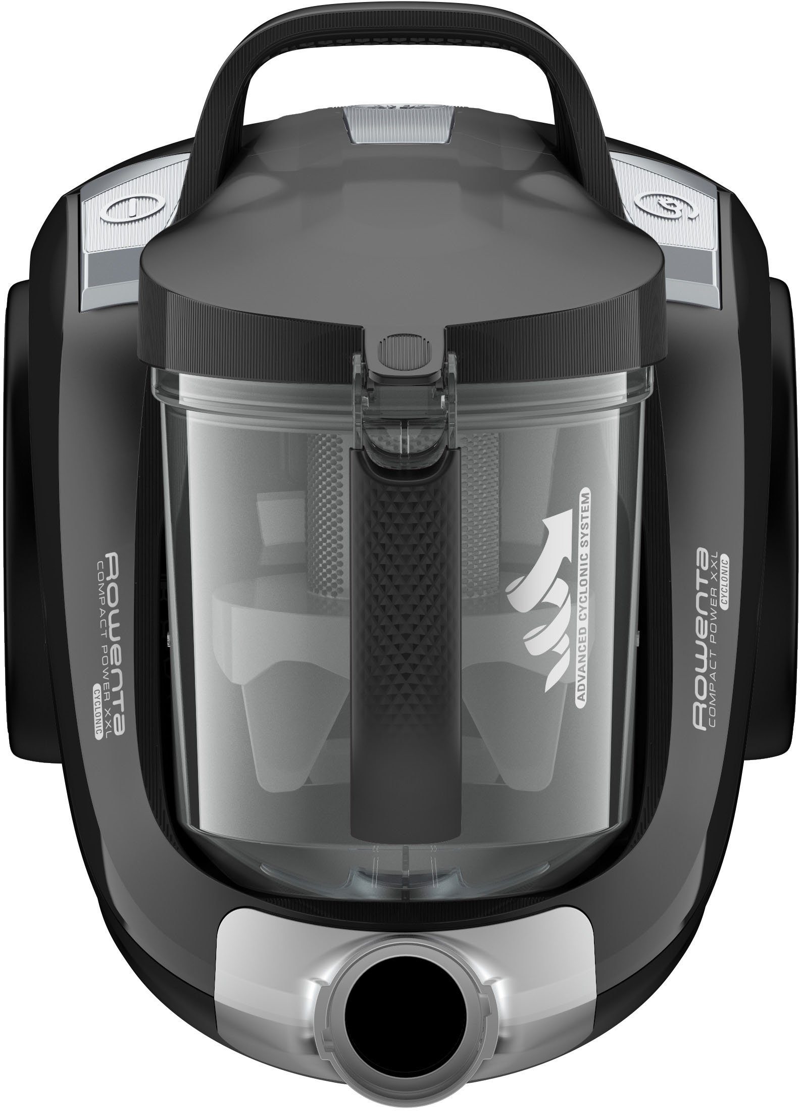 Rowenta Bodenstaubsauger RO4825 Compact Power XXL, 550 W, beutellos, inkl. Gratis Parkettdüse, sehr leise, XXL-Fassungsvermögen 2,5 Liter