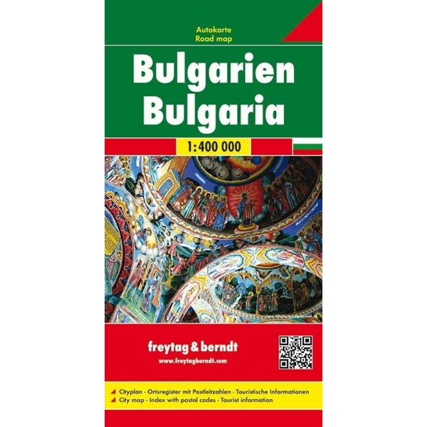 Bulgarien 1 : 400 000. Autokarte - Straßenkarte